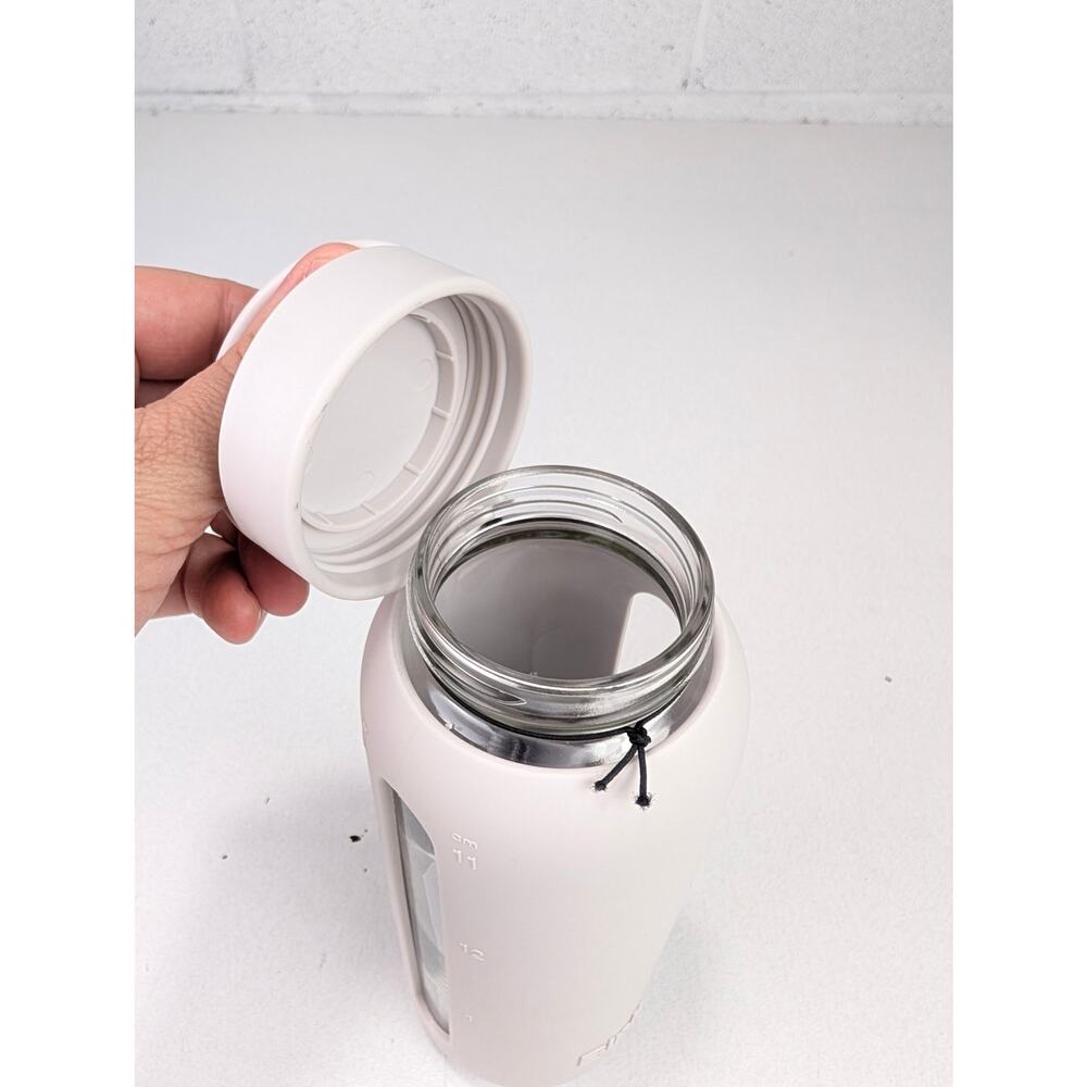 Bink 21 oz Day Bottle W/Carry Cap - Bone - Borosilicate Glass - Picture 4 of 4